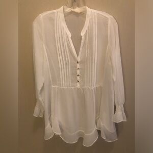 Soft Surroundings white blouse